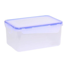 контейнер для харчових продуктів Алеана із затискачем прямокутний 0,65л. (6/90)