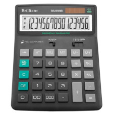 калькулятор Brilliant BS-999В настільний 15,5х20,5х1,5(3,7)см.  (10/40)
