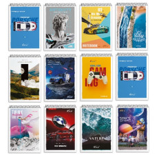 блокнот спір. Бріск Gold СБВ-17  А6/48арк. верхня спіраль  (15/315)