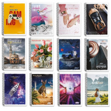 блокнот спір. Бріск Gold СБВ-14  А6/80арк. бічна спіраль  (16/192)