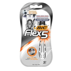станок для гоління BIC Flex 5 набір 3шт., ціна за набір
