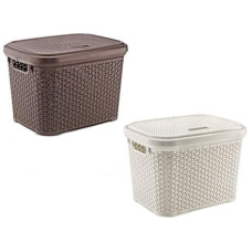 кошик для білизни Elif Ротанг 30л. з кришкою  08 1107
