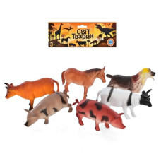 тварини домашні 6шт. в кул. 23х34см.  Н 636  (72)