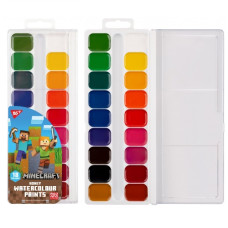 фарби акварельні Yes Minecraft 18кол. без пензлика  110280  (30)