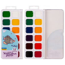 фарби акварельні Yes Pusheen 12кол. без пензлика  110275  (48)