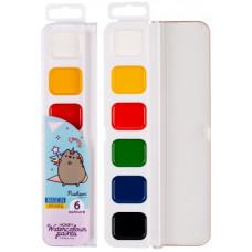 фарби акварельні Yes Pusheen  6кол. без пензлика  110273  (48)