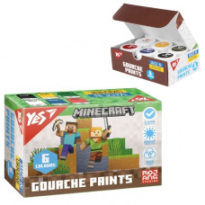 гуаш Yes Minecraft  6кол.х20мл.  230405  (24)