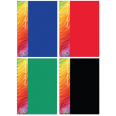 зошит А4 Economix на спіралі 80арк., пластикова обкл. (фактура "тканина"), клітинка  Е20309  (36)