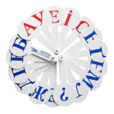 віяло літер (укр. алф.) пластмасове  0002  (120)