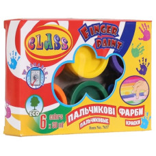 фарби пальчикові Class  6кол./30мл.  7637  (12/48)