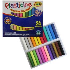 пластилін Class "Чисті руки" ЕСО круглий 24кол./400гр.  7629С  (30)