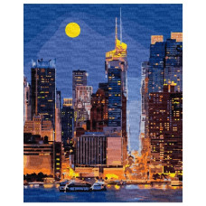 картина за номер. Ідейка 40х50см. "Вулицями Манхеттена"  КНО3611
