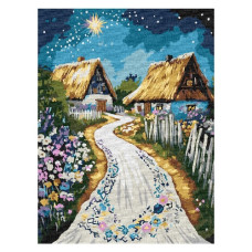 картина за номер. Ідейка 30х40см. "Хатина"  КНО5161