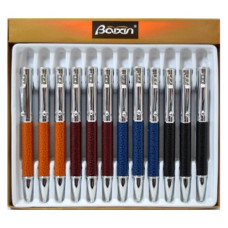 ручка Baixin мет. поворотна BP907 "шкіра" mix  (12)