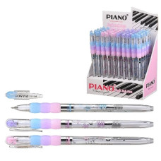 ручка Piano РТ-173 "Dizain" кульк. масл. синя  (50/2400)