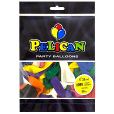 кульки повітряні Pelican 5"/13см. пастель асорті, ціна за уп. - 50шт. 805099