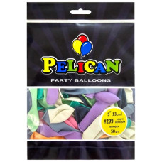 кульки повітряні Pelican 5"/13см. макарун асорті, ціна за уп. - 50шт. 805299