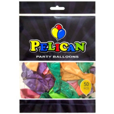 кульки повітряні Pelican 10"/25см. перламутр асорті, ціна за уп. - 50шт. 810199