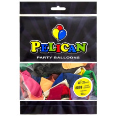 кульки повітряні Pelican 10"/25см. пастель асорті, ціна за уп. - 50шт. 810099