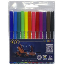 фломастери Zibi 12кол. Smart Line Машинка  ZB.2811  (24/144)