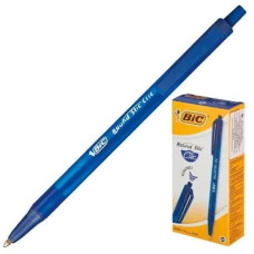 ручка BIC Round Stic Clic автом. кульк. синя 1,0мм.  926376  (20/360)