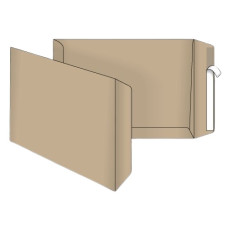 конверт С4 (0+0) крафт 322х227мм   (250)