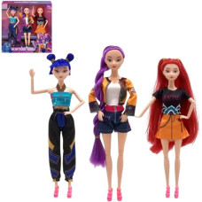 набір ляльок Hunters Girl 3шт. в кор. 30х5х32,5см.  6115  (30/60)