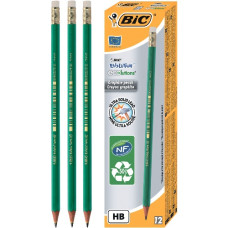 олівець чорнографітний BIC Evolution Original з гумкою НВ  655/8803323  (12/72)