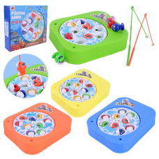 риболовля вудка, рибки, в кор. на бат. муз. 16,3х3,6х13,9см.  8269  (96/192)