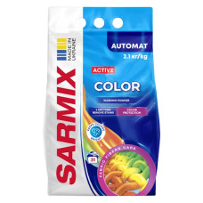 пральний порошок Sarmix Active Color 2,1кг.