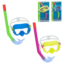 набір для плавання Bestway маска (регул. ремінець), трубка, від 3 років  24036  (12)