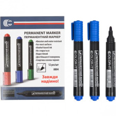 маркер Color-It перманентний середній синій  8004  (12/1200)