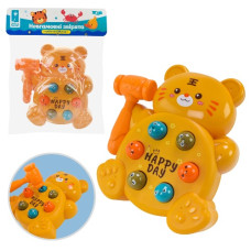 логіка-стукалка ведмедик 21,2х7,1х21см., молоточок, в кул. 25х6х31см.  PL-725-33  (60/120)