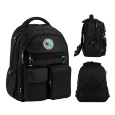 рюкзак GoPack Education 39,5х28х15см. чорний  GO26-183M-3  (10)