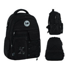 рюкзак GoPack Education Teens 46х32х19см. чорний  GO26-184L-3  (10)
