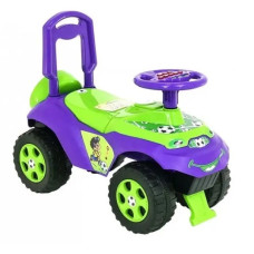 каталка Машинка Doloni-toys музична фіолетово-зелена  0142/02UA