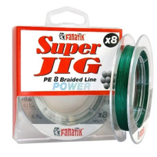 шнур Fanatik Super Jig PE X8 100м. 0,6/0,12мм. Green  SJPEX810006G