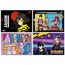 альбом YES на скобі 28арк./100гр., з перфорацією "Anime"  130587  (4/96)