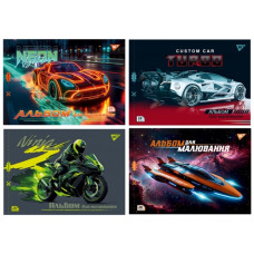 альбом YES на скобі 28арк./100гр., з перфорацією "Cars"  130606  (4/96)