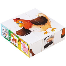 кубики Свійські тварини  0411  (21)