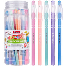 ручка в банці 1 Вересня "Beta" кульк. масл. синя 0,6мм.  411136   (30/600/2400)