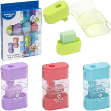 чинка Daimarse з гумкою, з контейнером  DMS-076/93348  (12/768)