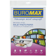 фотопапір Buromax глянцевий А4/180гр./100арк.  ВМ.2220-4100  (12)