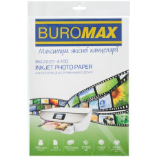 фотопапір Buromax матовий А4/180гр./100арк.  ВМ.2225-4100  (12)