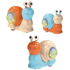 заводна іграшка равлик в кул. 14х10х5см.  7691В-2  (216/432)