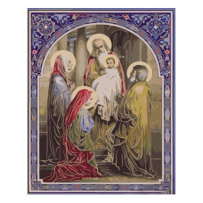 картина за номер. Strateg 40х50см. "Стрітення Господнє"  GS1120  (43)