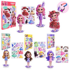 набір "Магнітний гардероб" магнітний одяг, аксесуари, в кор. 16х2х25см.  8886-2/1/3/4  (72/144)