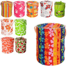 кошик для іграшок d-45см., вис. 48см., кришка-блискавка, ручки, в кул. 45х45х1см.  М 1302  (50)