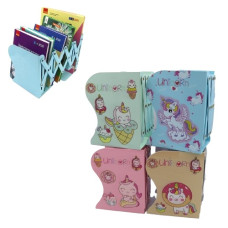 підставка-тримач для книг J.Otten  666-770-S металева 15,2х15,2см. "Unicorn"  (30)