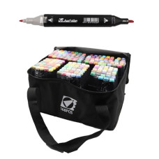 набір скетч маркерів Josef Otten 168кол., двостор., кругл./скош., в сумці  ST40449  (4)